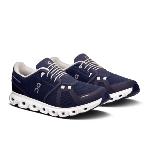 On Cloud 6 Azul Medianoche - Blanco Tenis